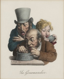 The gluttony, 1824-1825. Artist: Boilly, Louis-Léopold (1761-1845)