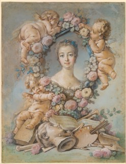 Portrait of the Marquise de Pompadour (1721-1764), 1754. Artist: Boucher, François (1703-1770)