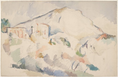 Château Noir and Mont Sainte-Victoire, ca 1890-1895. Artist: Cézanne, Paul (1839-1906)