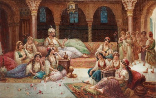 in a Harem. Artist: Delincourt, J. G. (active Mid of 19th cen.)