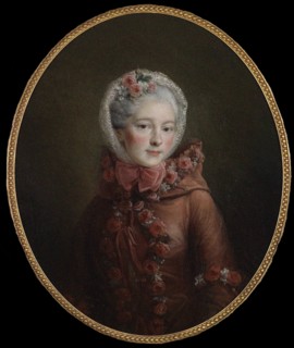 Portrait of Princess Natalya Petrovna Galitzine (1741-1837), 1760. Artist: Drouais, François-Hubert (1727-1775)