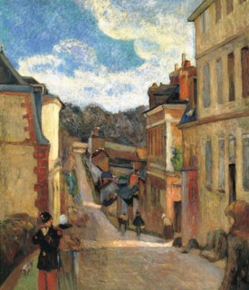 Rue Jouvenet in Rouen, 1884. Artist: Gauguin, Paul Eugéne Henri (1848-1903)