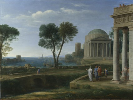 Landscape with Aeneas at Delos, 1672. Artist: Lorrain, Claude (1600-1682)