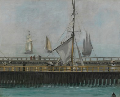 The jetty of Boulogne-sur-Mer, 1868. Artist: Manet, Édouard (1832-1883)