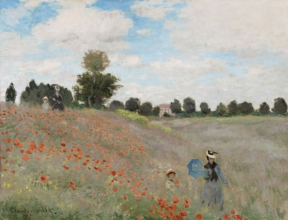 Poppy Field, 1873. Artist: Monet, Claude (1840-1926)