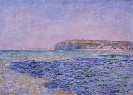 Shadows on the Sea. The Cliffs at Pourville, 1882. Artist: Monet, Claude (1840-1926)