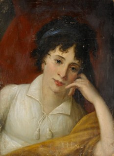 Portrait of Ekaterina Fyodorovna Muravyova-Apostol, née Kolokoltseva (1771-1848). Artist: Monnier, Jean Laurent (1743/46-1808)