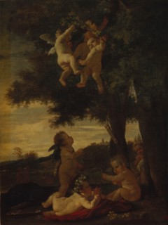 Cupids and Geniuses, 1630-1633. Artist: Poussin, Nicolas (1594-1665)