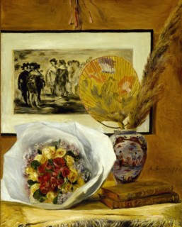 Still Life with Bouquet, 1871. Artist: Renoir, Pierre Auguste (1841-1919)