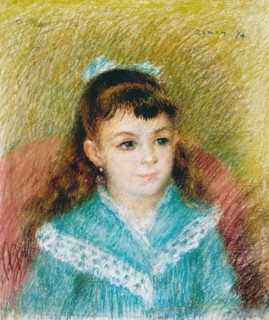 Portrait of a Young Girl (Elisabeth Maître), 1879. Artist: Renoir, Pierre Auguste (1841-1919)