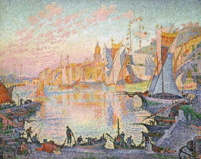 The Port of Saint-Tropez, 1901-1902. Artist: Signac, Paul (1863-1935)