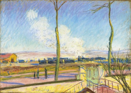 La gare de marchandises, c. 1880. Artist: Sisley, Alfred (1839-1899)