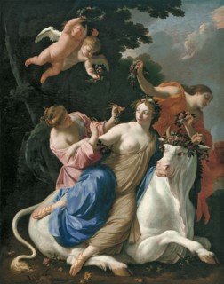 The Rape of Europa, c. 1640. Artist: Vouet, Simon (1590-1649)