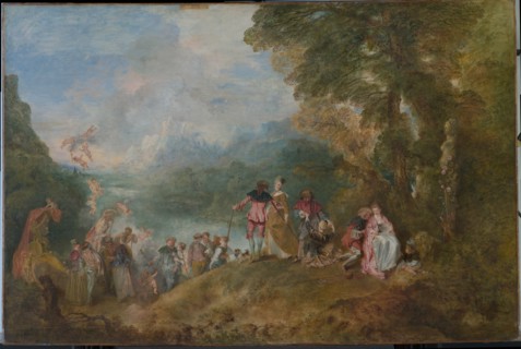 Pilgrimage to Cythera (Embarkation for Cythera), 1717. Artist: Watteau, Jean Antoine (1684-1721)