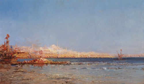 View of Constantinople, c. 1911. Artist: Ziem, Felix-Francois George (1821-1911)