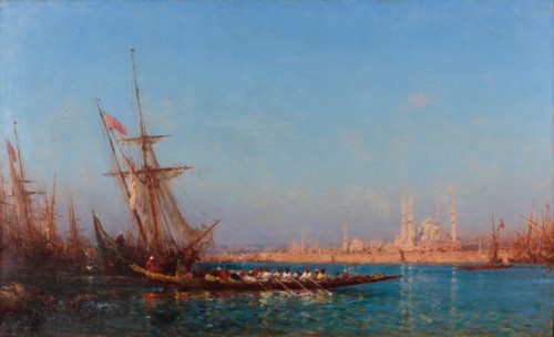 View of Istanbul, Second Half of the 19th cen.. Artist: Ziem, Felix-Francois George (1821-1911)