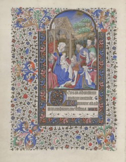 The Adoration of the Magi (Book of Hours), 1440-1460. Artist: Bedford Master (active 1405-1465)