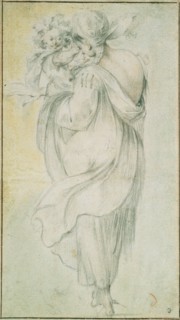 Gypsy with a Child, Early 17th cen.. Artist: Bellange, Jacques (c. 1575-1616)