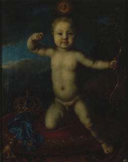Portrait of Tsarevich Peter Petrovich of Russia (1715-1719) as Cupid. Artist: Caravaque, Louis (1684-1754)