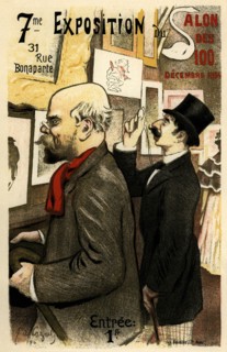 7me Exposition du Salon des 100 Decembre 1894 (Poster), 1894. Artist: Cazals, Frederic-Auguste (1865-1941)