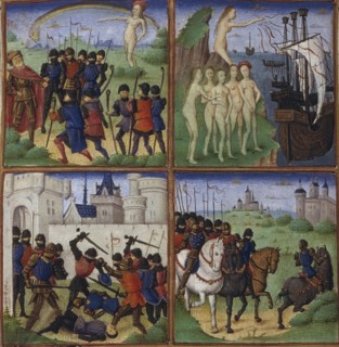 Illustration for the Epic The Aeneid by Virgil, 1450-1499. Artist: Coëtivy Master (active c. 1450-1485)