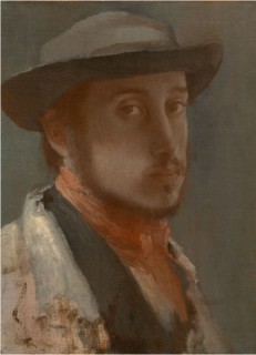 Self-Portrait, c. 1858. Artist: Degas, Edgar (1834-1917)