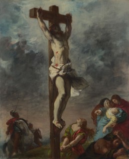 Christ on the Cross, 1853. Artist: Delacroix, Eugène (1798-1863)
