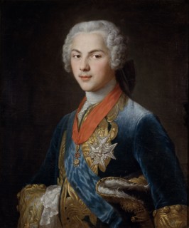 Louis, Dauphin of France (1729?1765), son of King Louis XV, c. 1745. Artist: Drouais, François-Hubert (1727-1775)