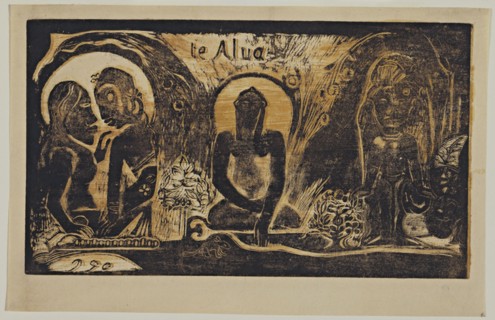 Te Atua (The Gods) From the Series Noa Noa, 1893-1894. Artist: Gauguin, Paul Eugéne Henri (1848-1903)
