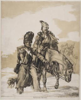 The Retreat from Russia, ca 1818. Artist: Géricault, Théodore (1791-1824)