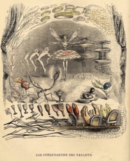 The revelations of Ballet, 1840s. Artist: Grandville, Jean-Jacques (1803-1847)