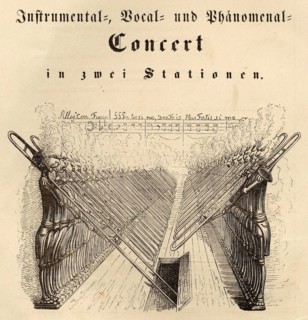 Instrumental Vocal and Phenomenal Concert, 1844. Artist: Grandville, Jean-Jacques (1803-1847)