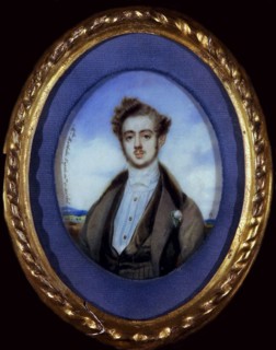 Portrait of Count Anatole Nikolaievich Demidov, 1st Prince of San Donato (1812-1870), 1830-1840s. Artist: Herbelin, Jeanne-Mathilde (1820-1904)