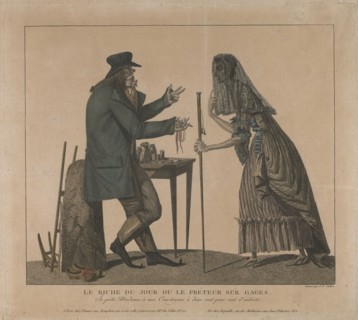 The Pawnbroker, Second Half of the 18th cen.. Artist: Julien, Laurent (1740-1820)