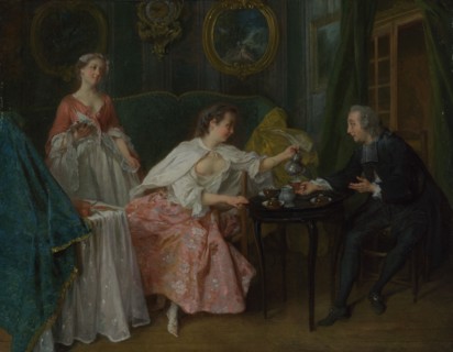 The Four Times of Day: Morning, c. 1740. Artist: Lancret, Nicolas (1690-1743)