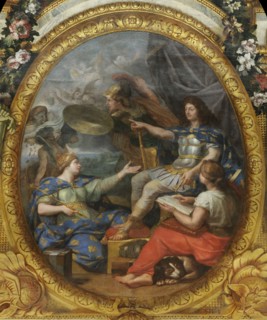 Order restored in the Kingdom's finances, 1662, 1680s. Artist: Le Brun, Charles (1619-1690)