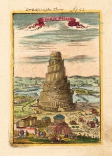 Tower of Babel, 1719. Artist: Mallet, Alain Manesson (1630-1706)