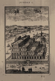 Hanging Gardens of Semiramis, 1683. Artist: Mallet, Alain Manesson (1630-1706)