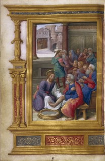 Christ Washing the Feet of the Apostles, 1500-1550. Artist: Master of Claude de France (active 1500-1550)