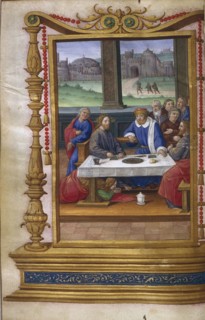 Feast in the House of Simon the Pharisee, 1500-1550. Artist: Master of Claude de France (active 1500-1550)