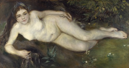A Nymph by a Stream, 1869-1870. Artist: Renoir, Pierre Auguste (1841-1919)