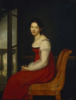 Portrait of Princess Varvara Sergeyevna Dolgorukova (1793-1833), née Gagarina, ca 1820. Artist: Riesener, Henri-Françoiss (1767-1828)