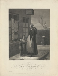 J'ai Perdu!, 1824. Artist: Roehn, Adolphe (1780-1867)