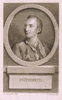 Portrait of Denis Diderot (1713?1784). Artist: Saint-Aubin, Augustin, de (1736-1807)