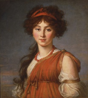 Varvara Ivanovna Naryshkina, née Ladomirsky (1785-1840), 1800. Artist: Vigée-Lebrun, Marie Louise Elisabeth (1755-1842)