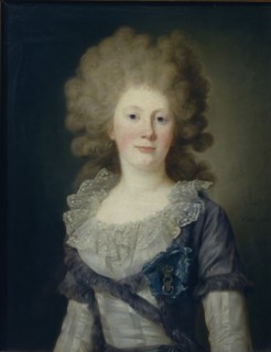 Portrait of Countess Sofia Vladimirovna Panina (1774-1844), 1791. Artist: Voille, Jean Louis (1744-after 1803)