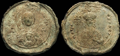 Seal of Empress Maria of Alania, 1070. Artist: Numismatic, Ancient Coins