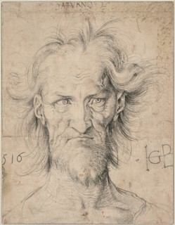 Head of a Bearded Old Man (Saturn), 1516. Artist: Baldung, Hans (1484-1545)