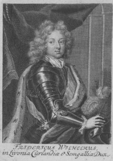 Portrait of Frederick William Kettler (1692-1711), Duke of Courland and Semigallia, c. 1710. Artist: Bernigeroth, Johann Martin (1713-1767)