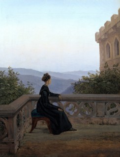 Woman on the Balcony, 1824. Artist: Carus, Carl Gustav (1789-1869)